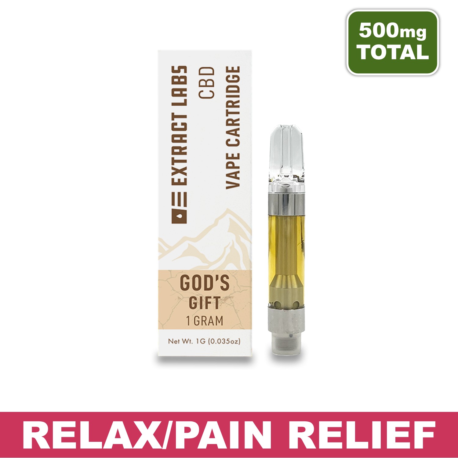 God's Gift Cart - 1 Gram CBD + THC