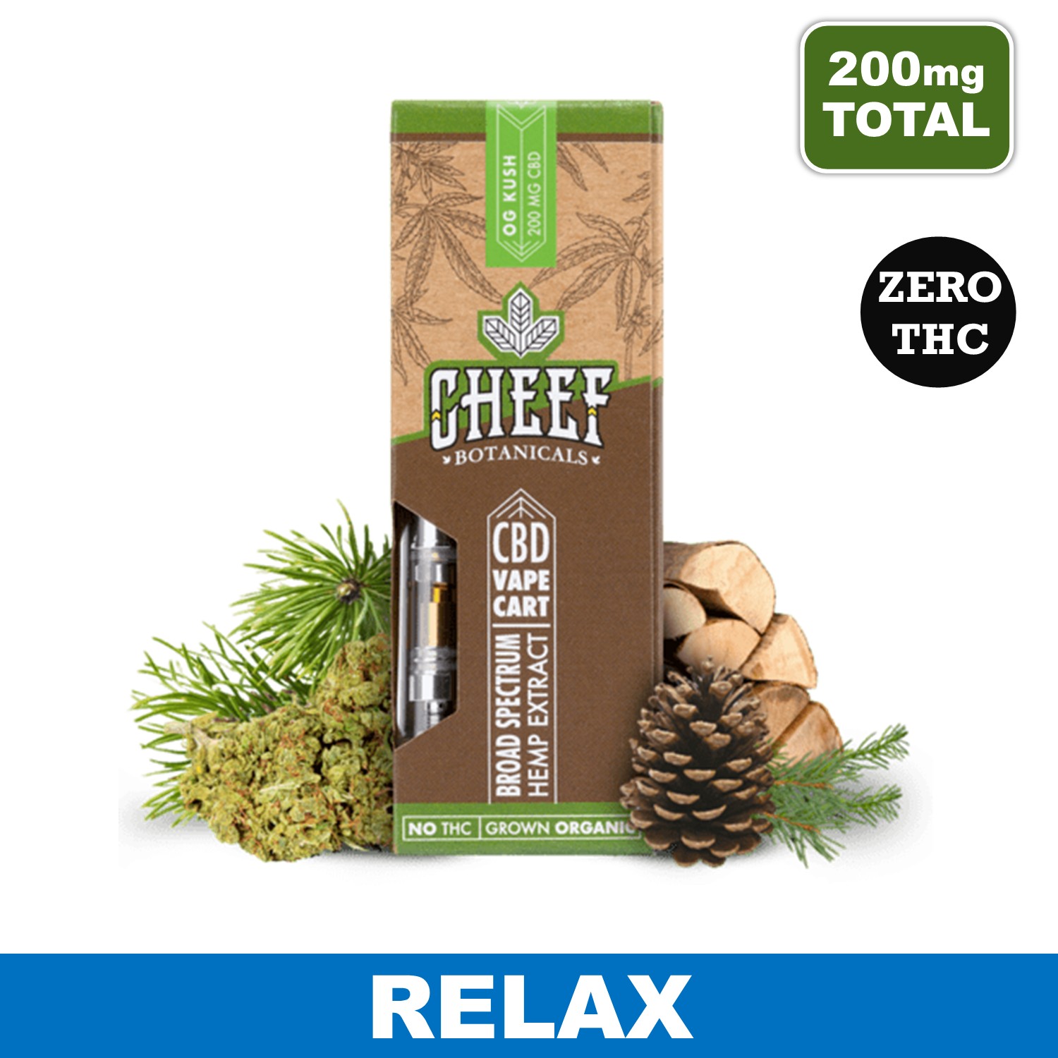 OG Kush Cartridge - 1 Gram CBD, 200mg