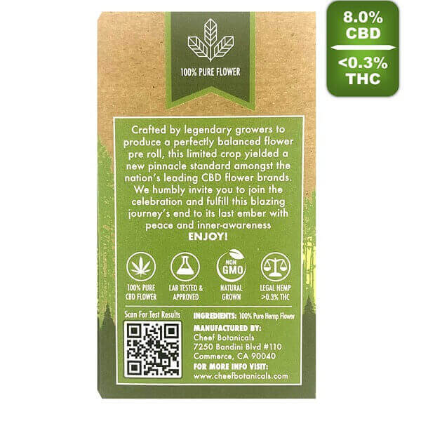 Sour Diesel Pre rolls - 5 pack - CBD + THC 2