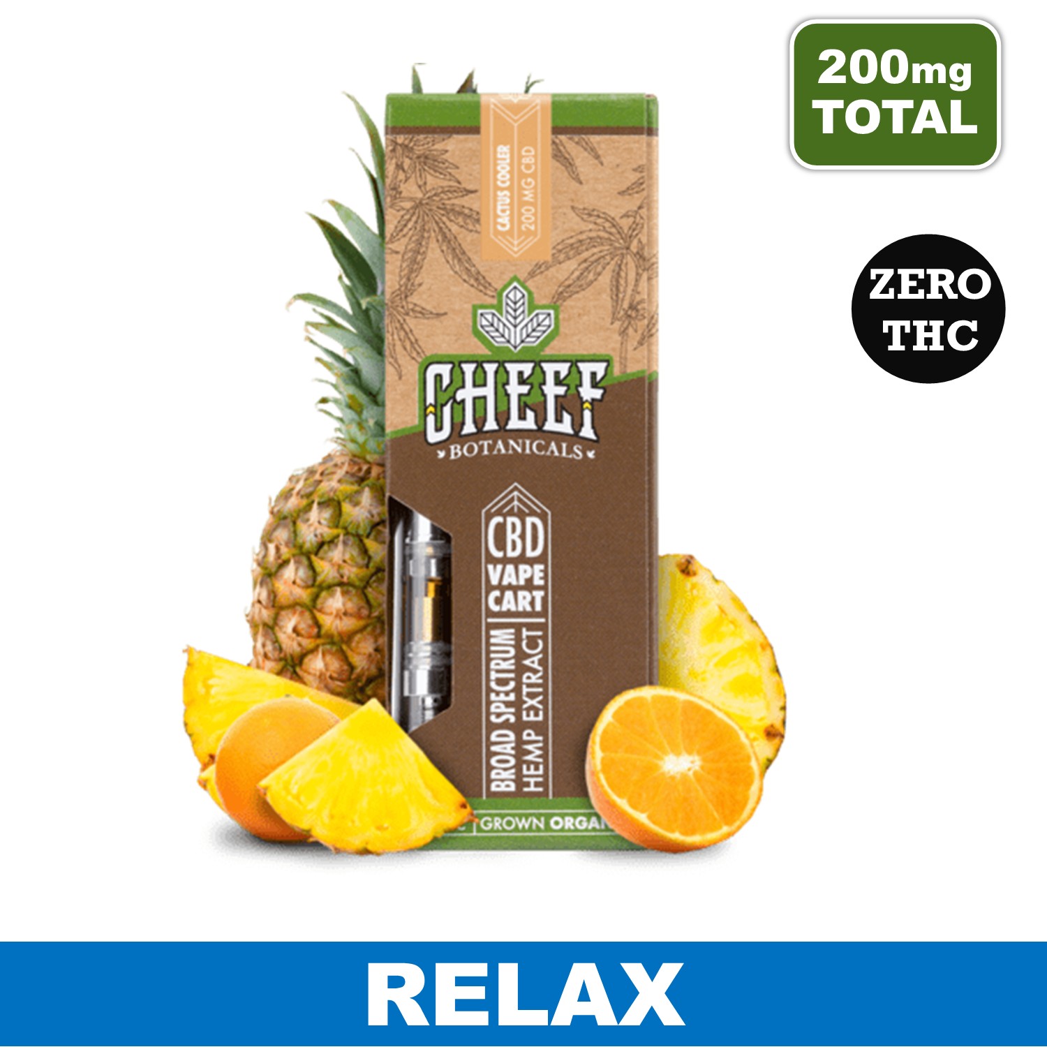 Cactus Cooler Vape Cartridge - 1 Gram CBD, 200mg