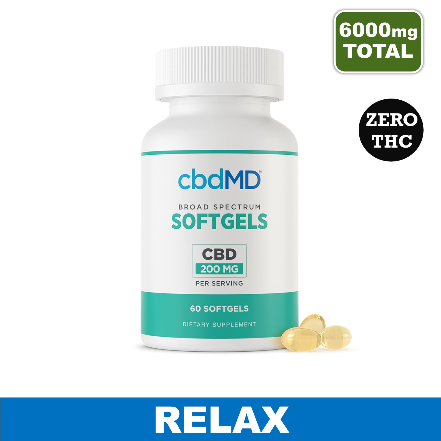 CBD Softgels - 6000mg CBD