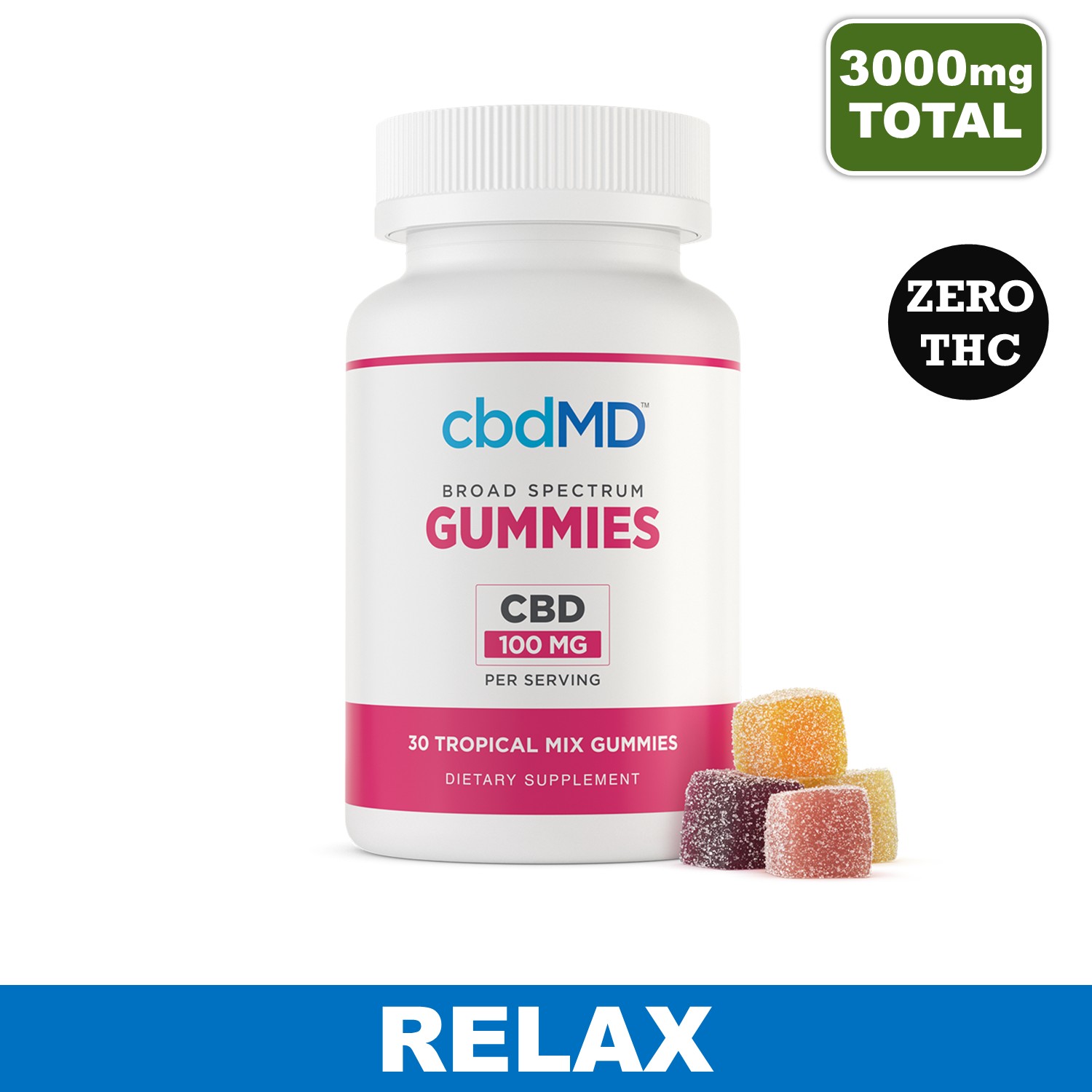 Tropical CBD Gummies - 3000mg CBD