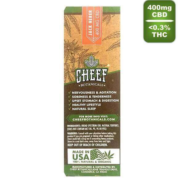 Jack Herer Cartridge - 1 Gram CBD + THC