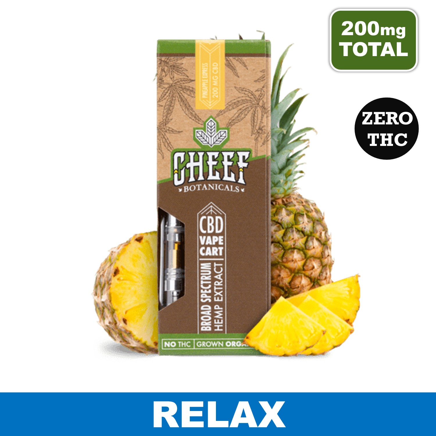 Pineapple Express Vape Cartridge - 1 Gram CBD, 200mg