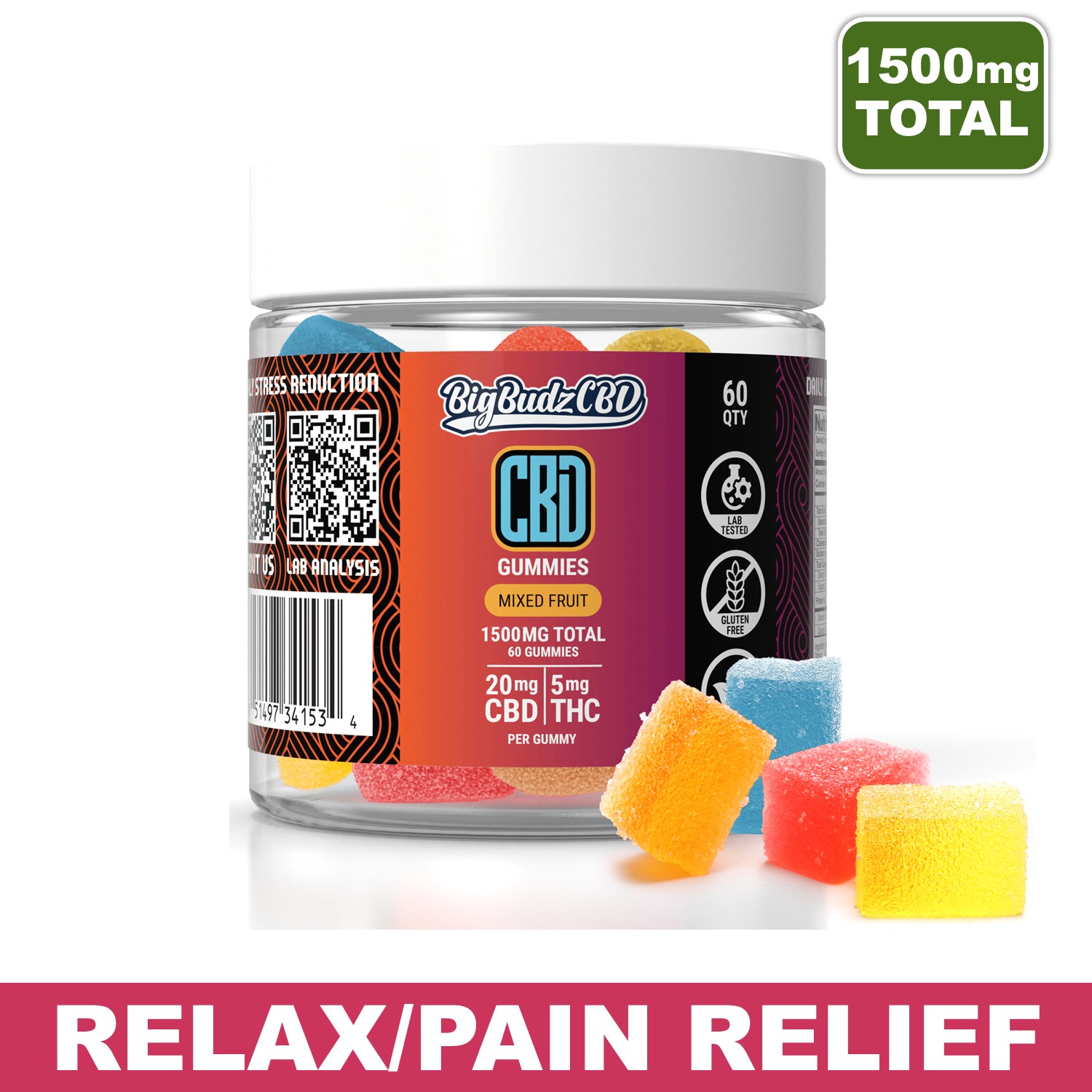 Full Spectrum CBD Gummies 25mg