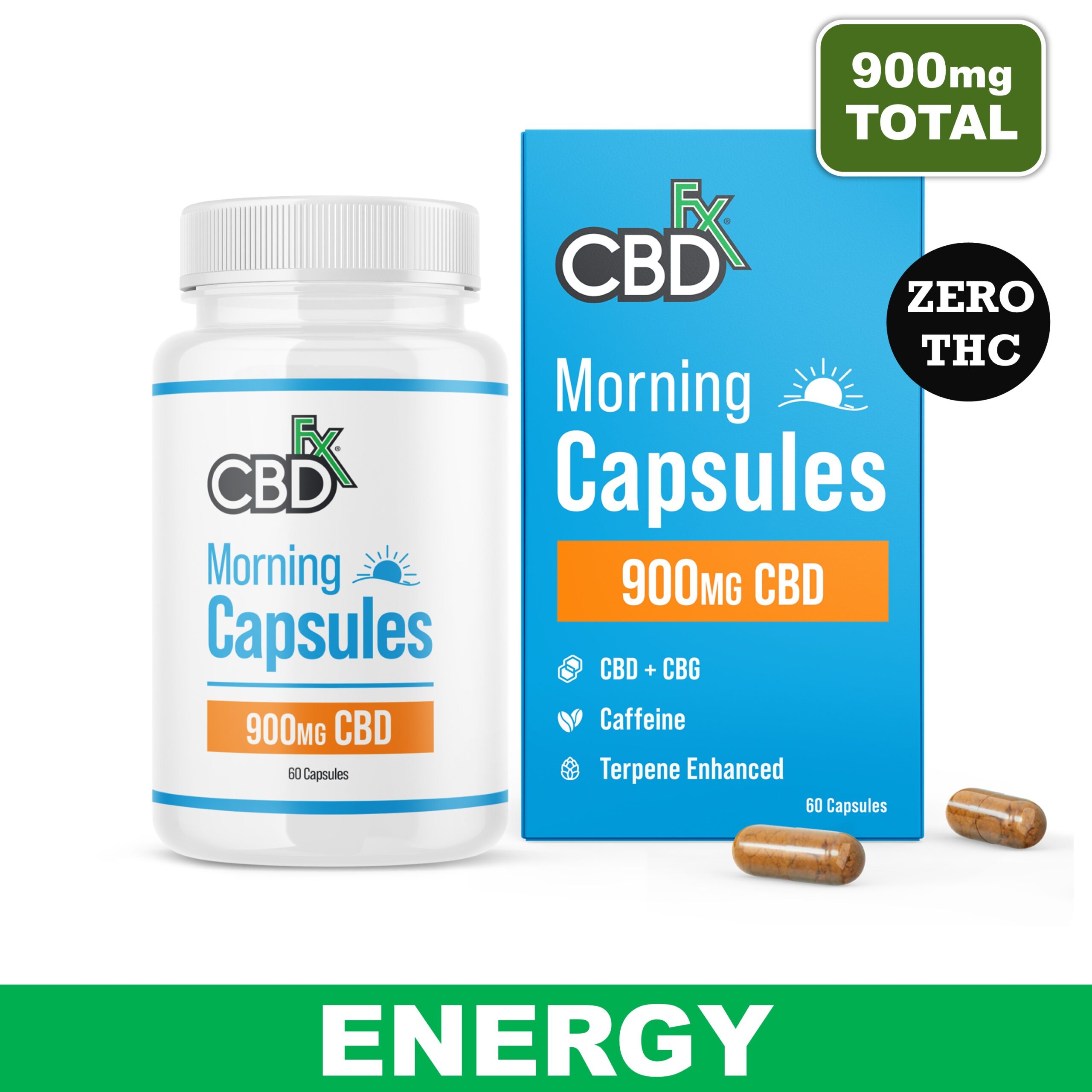 CBD Caffeine Capsules
