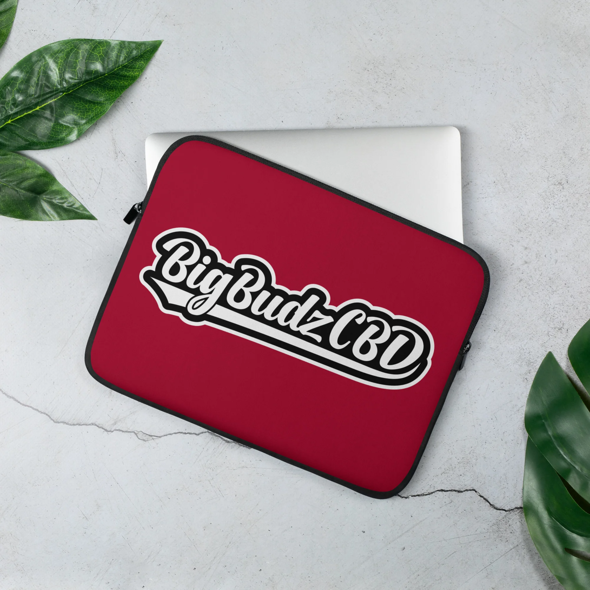 BigBudzCBD Red Laptop Sleeve