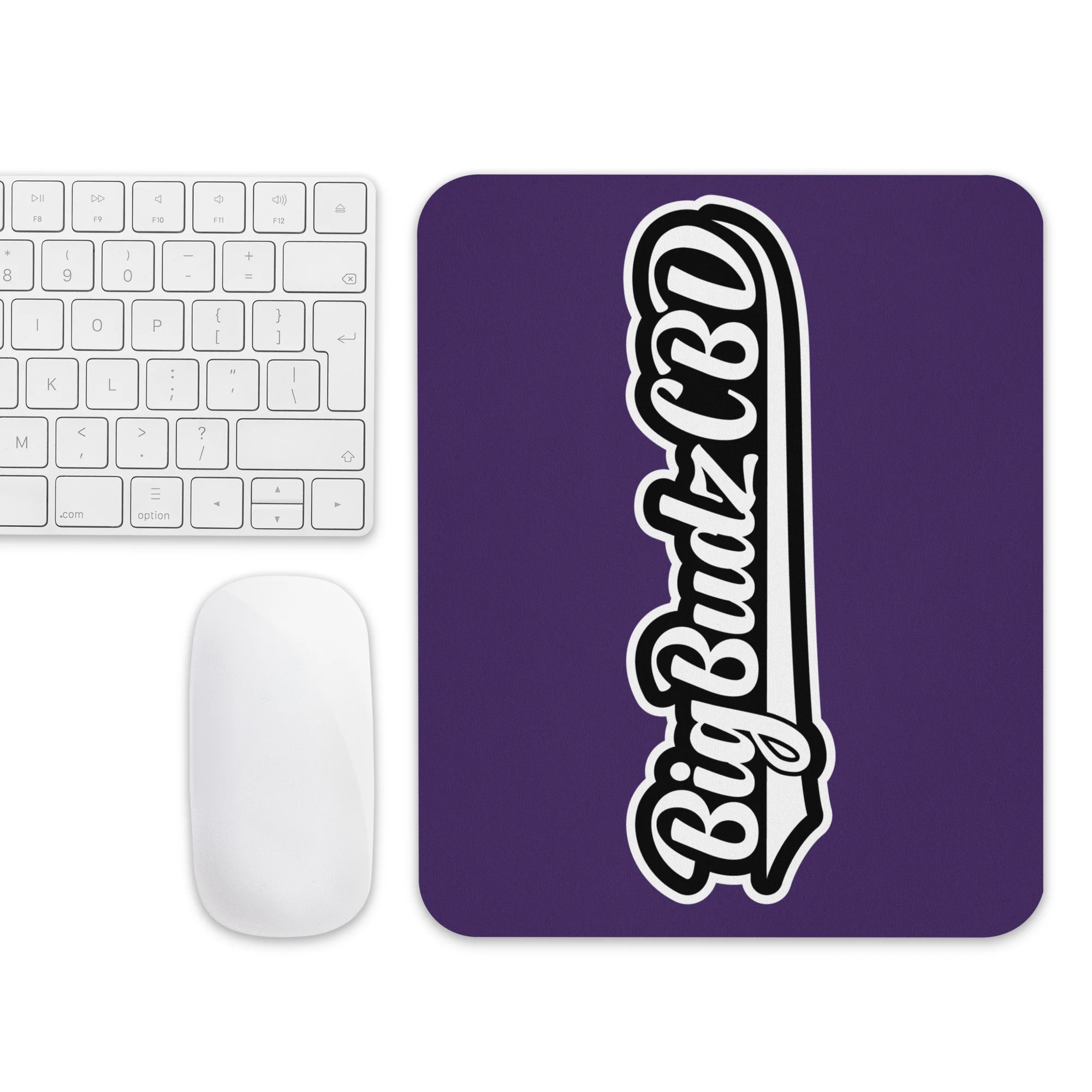 BigBudzCBD Mouse pad (Dark Purple)