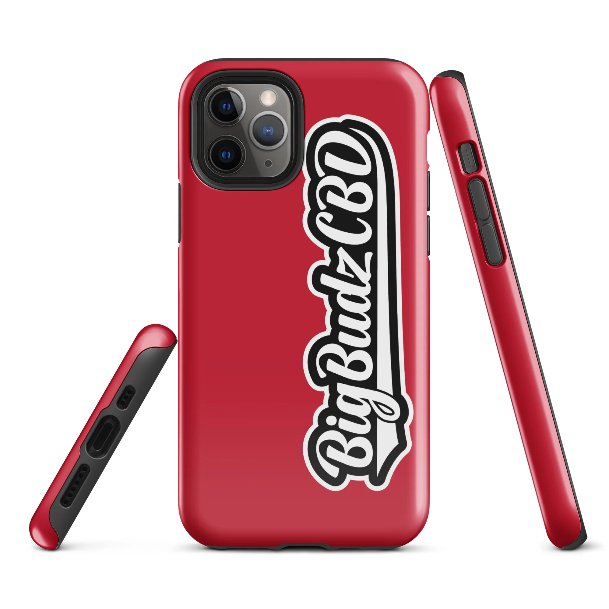 BigBudzCBD - iPhone Case (Dark Red)