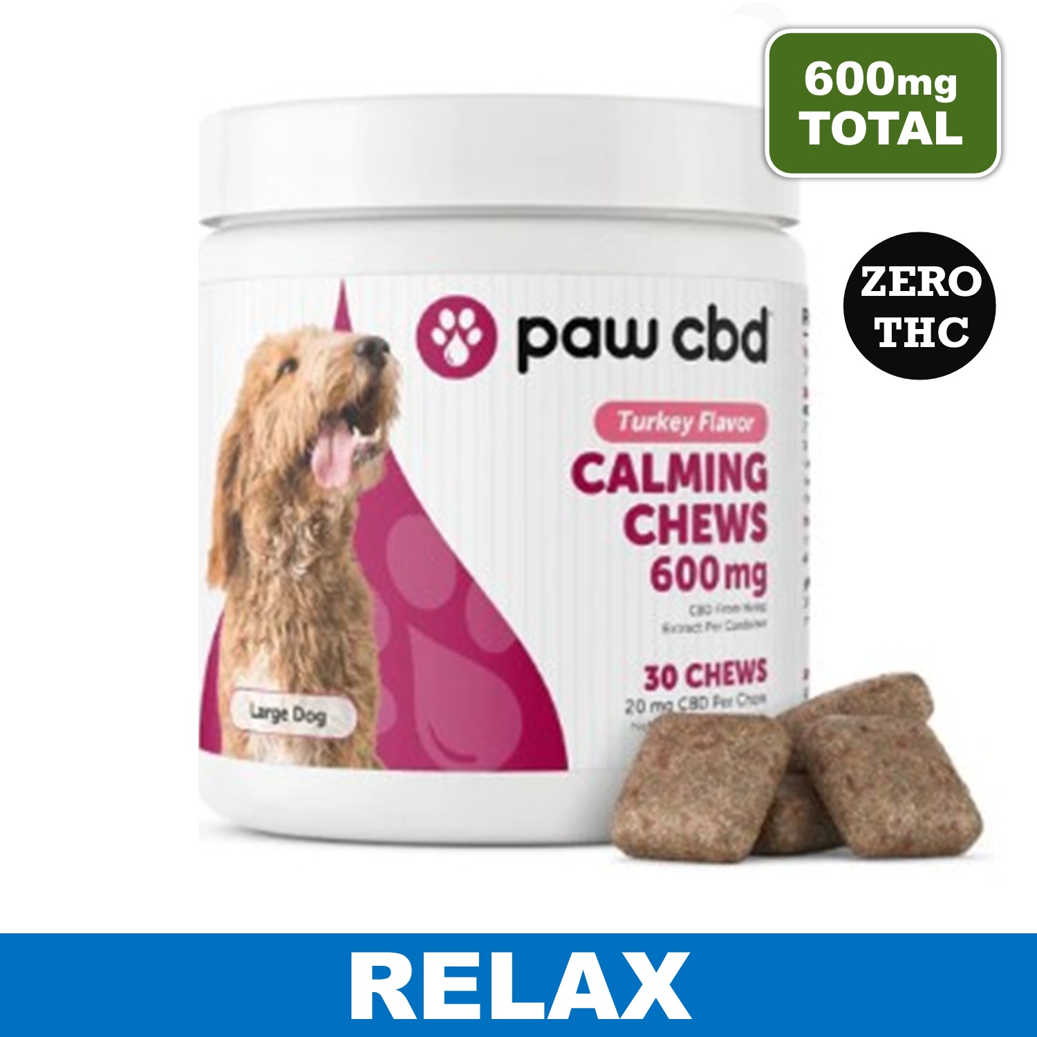 Broad Spectrum CBD Dog Calming Chews